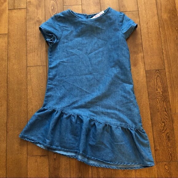 Asymmetrical Denim Dress Size 10 - Picture 2 of 7